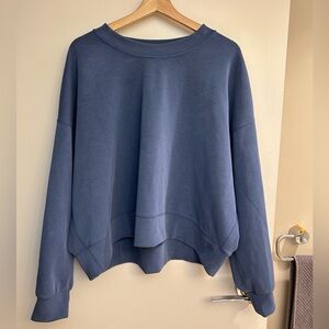 Blue Lululemon softstreme sweater